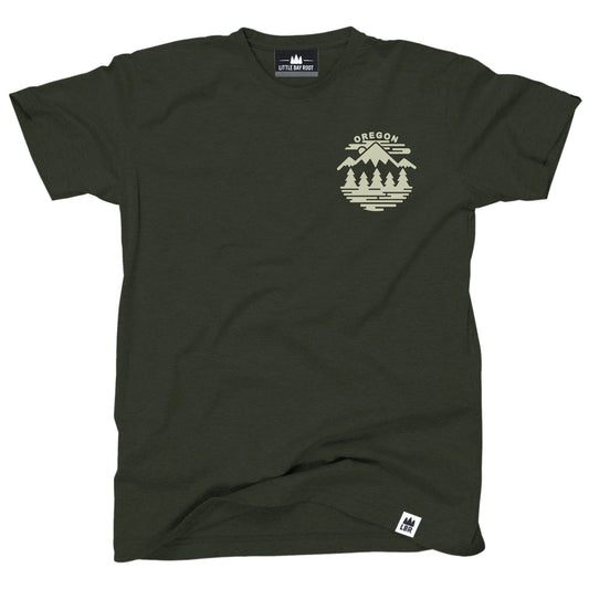 Oregon Fifty Mountain Ranges | Adult T-Shirt