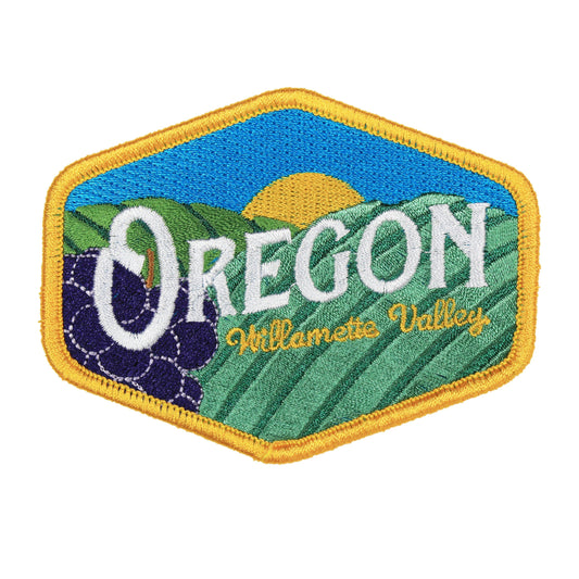 Oregon Willamette Valley Vintage | Embroidered Patch