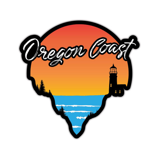 Oregon Coast Sunset | Sticker