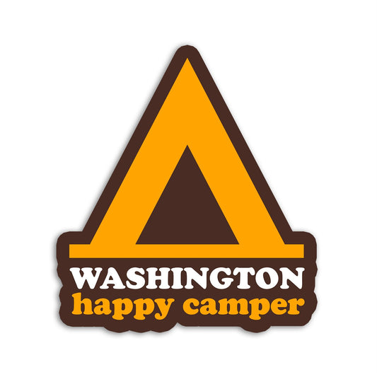 Happy Camper Washington | Sticker
