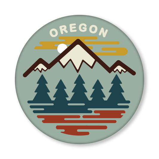 Oregon Fifty Ranges | Refrigerator Magnet