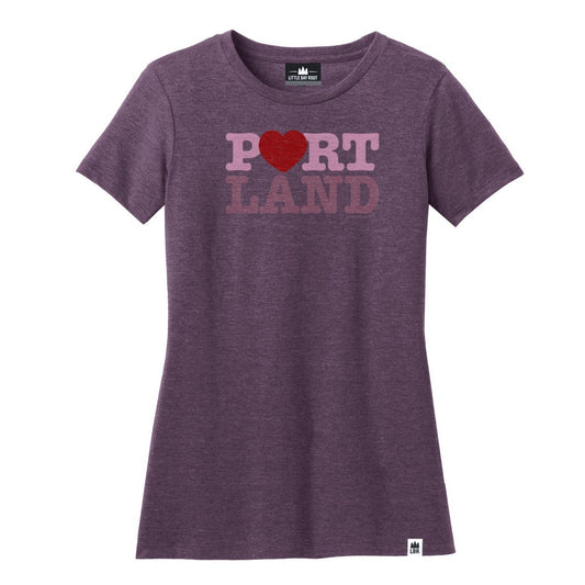 Heart Portland | Women's Crewneck T-Shirt