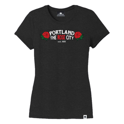 Portland Rose City | Women's Crewneck T-Shirt