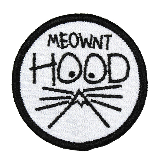 Meownt Hood Oregon Cat | Iron-on Embroidered Patch