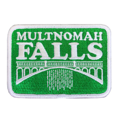 Multnomah Falls Waterfall Oregon | Iron-on Embroidered Patch