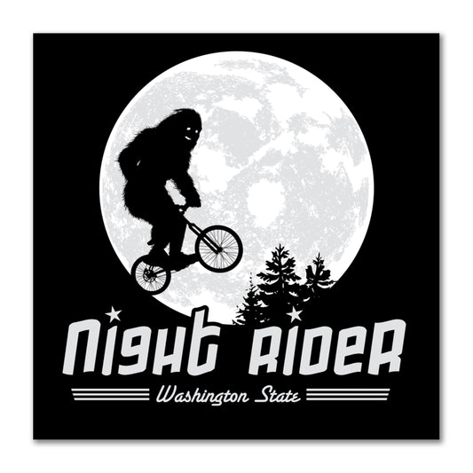 Night Rider Washington | Refrigerator Magnet