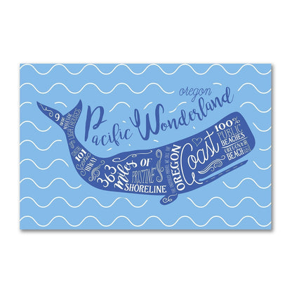 Oregon Coast Whale | Refrigerator Magnet