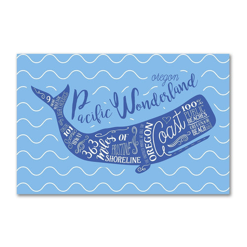Oregon Coast Whale | Refrigerator Magnet