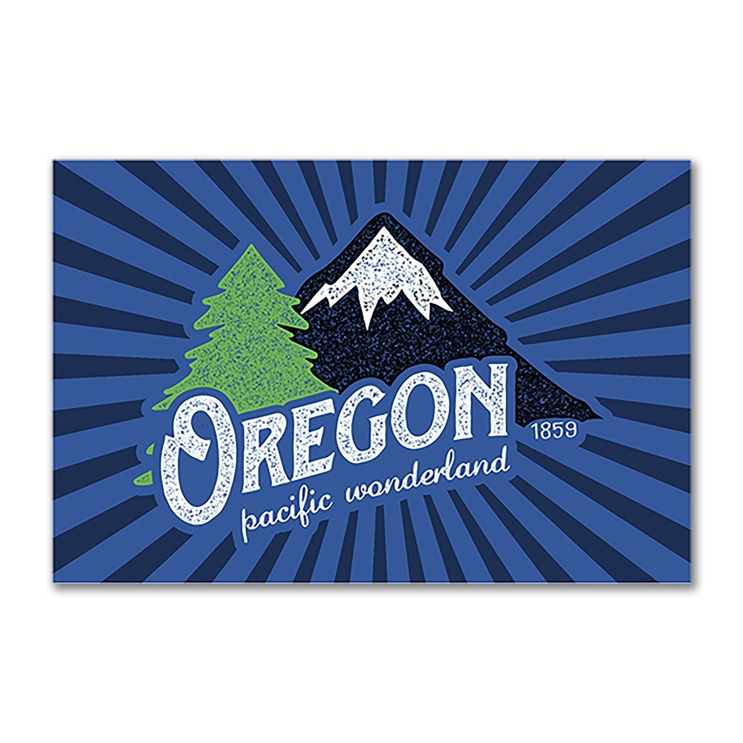 Oregon Pacific Wonderland Vintage | Refrigerator Magnet