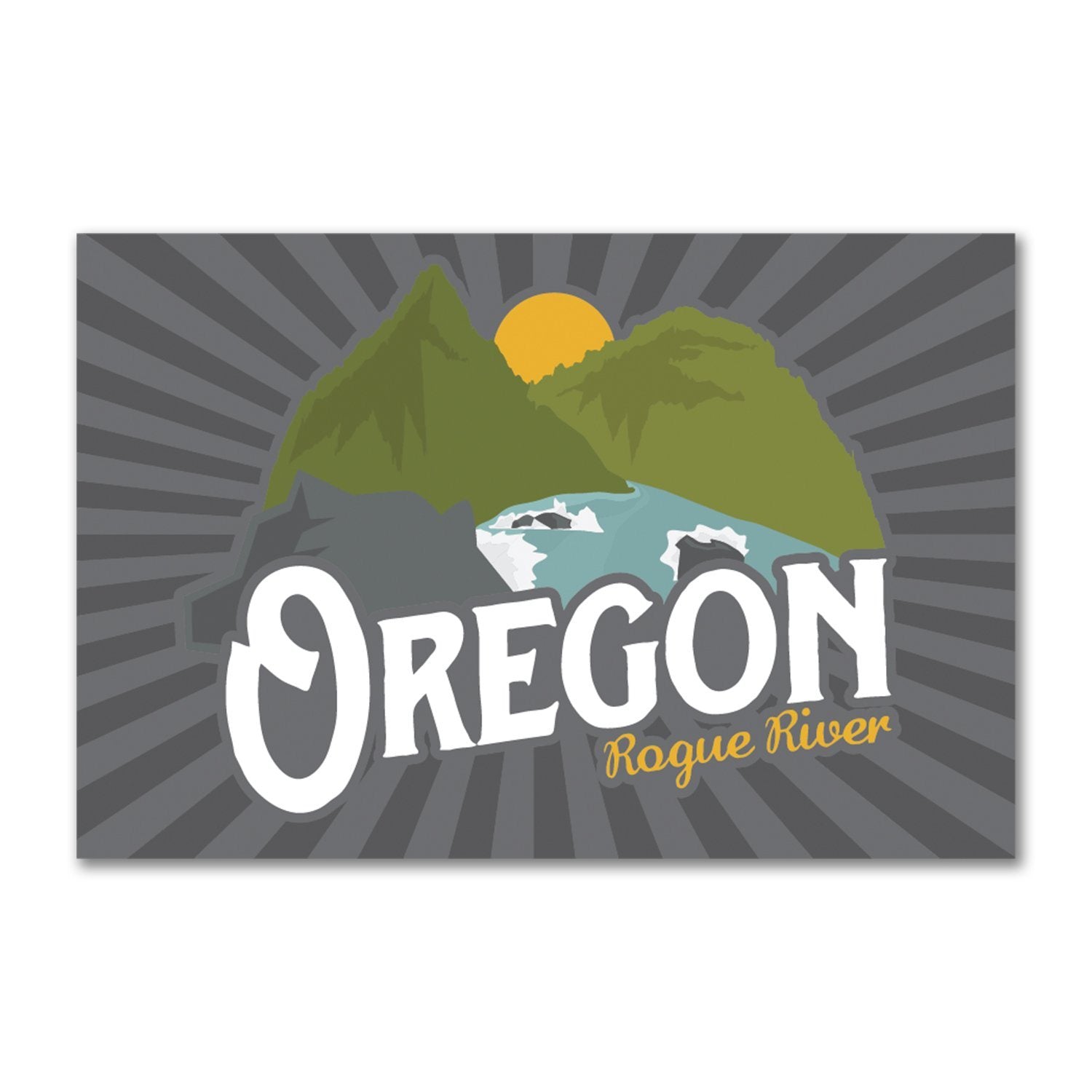 Oregon Rogue River Vintage | Refrigerator Magnet