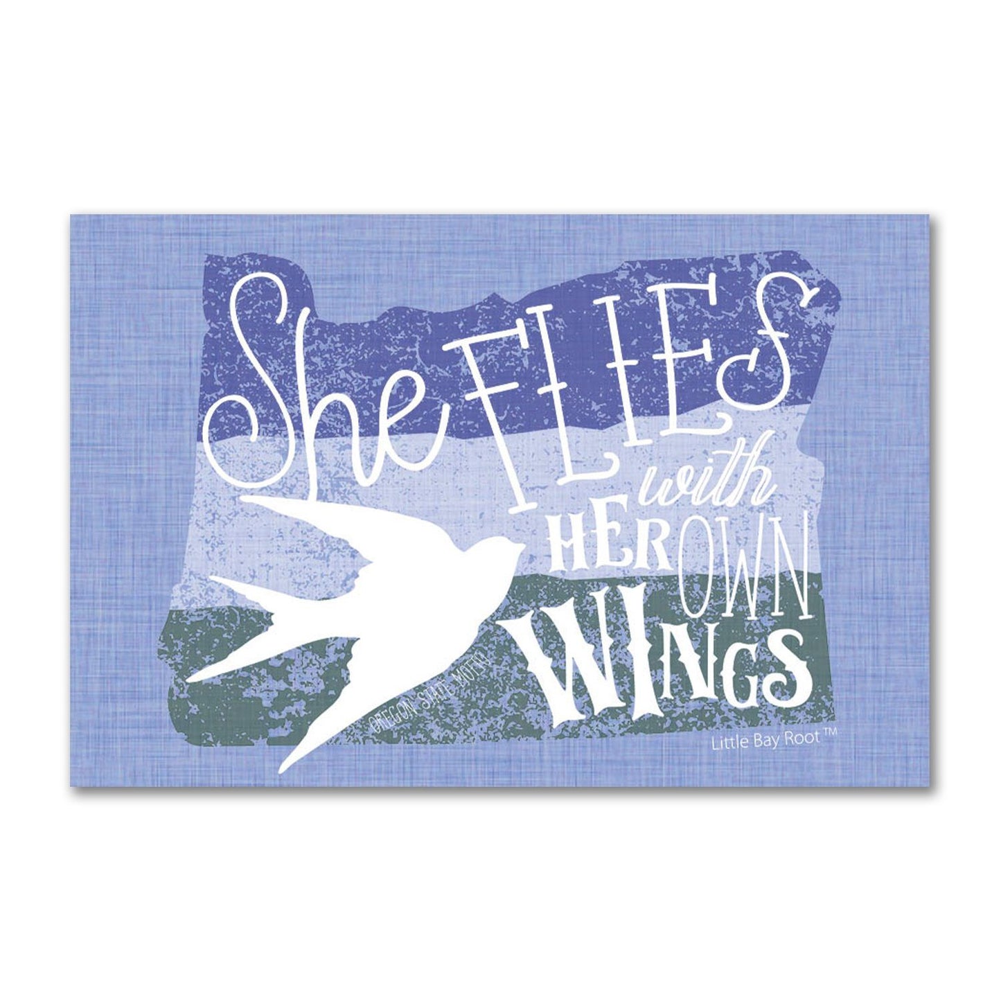 She Flies with her Own Wings | Refrigerator Magnet