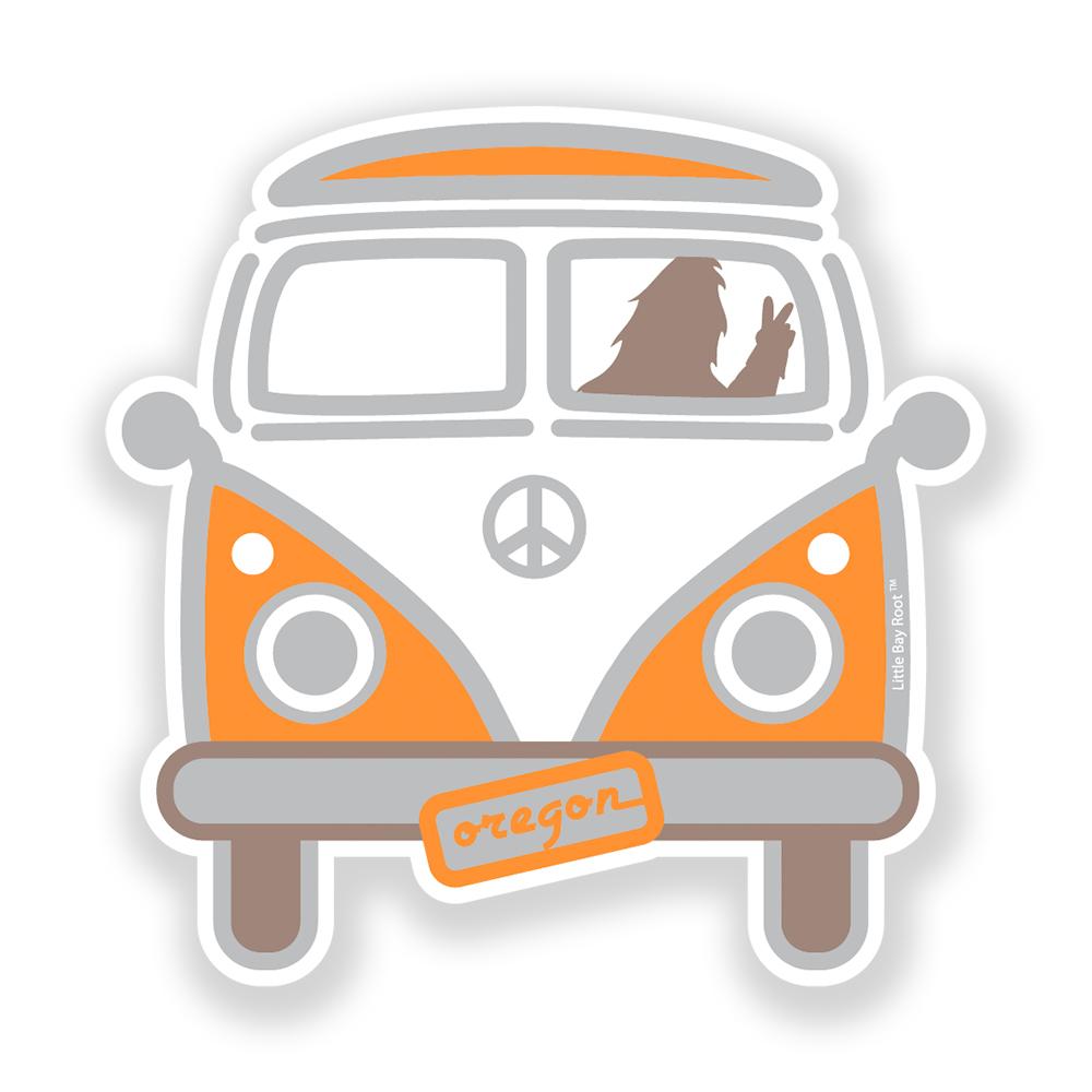 Oregon Peace Van Sticker