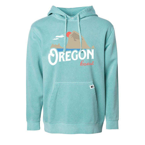 Oregon Coast Vintage Unisex Pullover Hoodie