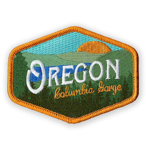 Oregon Columbia Gorge Vintage | Iron-on Embroidered Patch