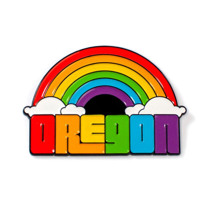 Oregon Dreaming Rainbow | Enamel Lapel Pin