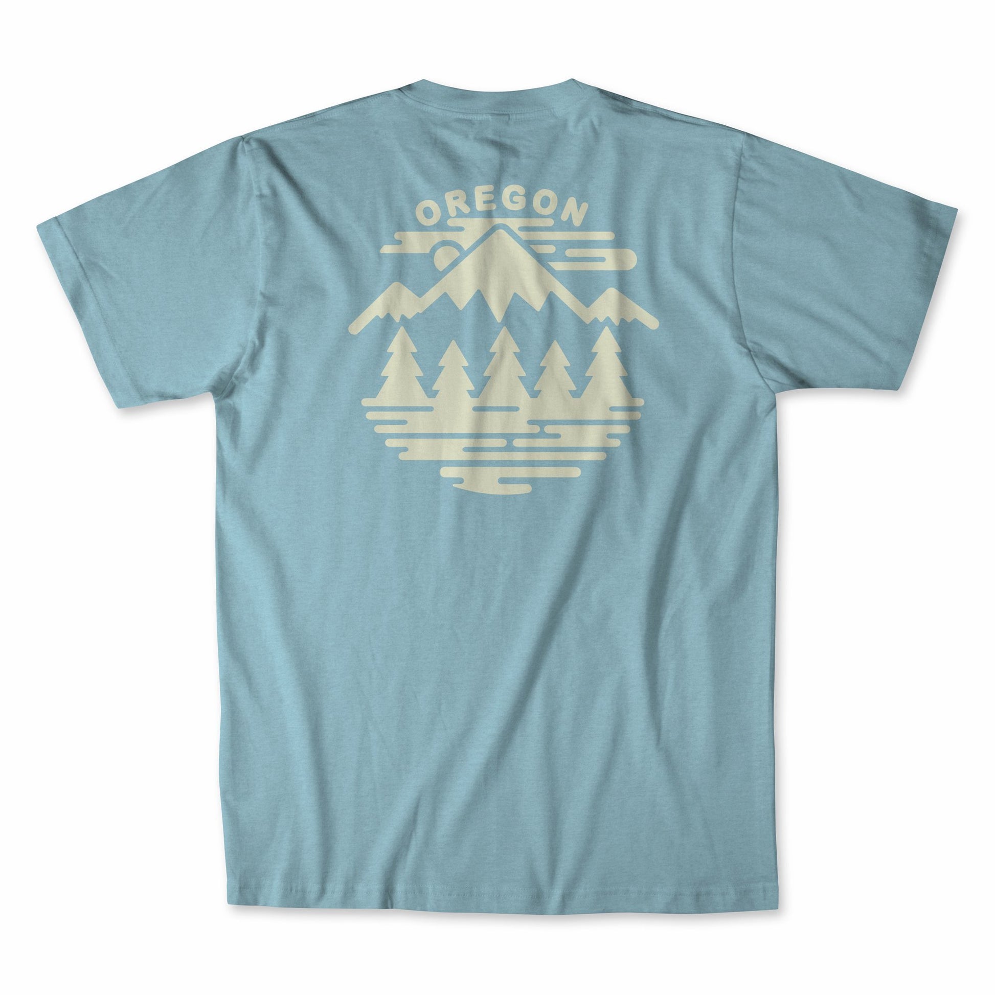 Oregon Fifty Mountain Ranges | Adult T-Shirt