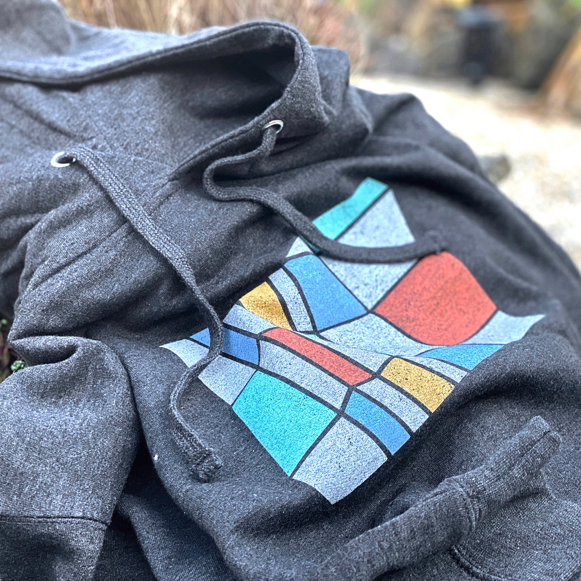 Oregon Mondrian | Unisex Pullover Hoodie