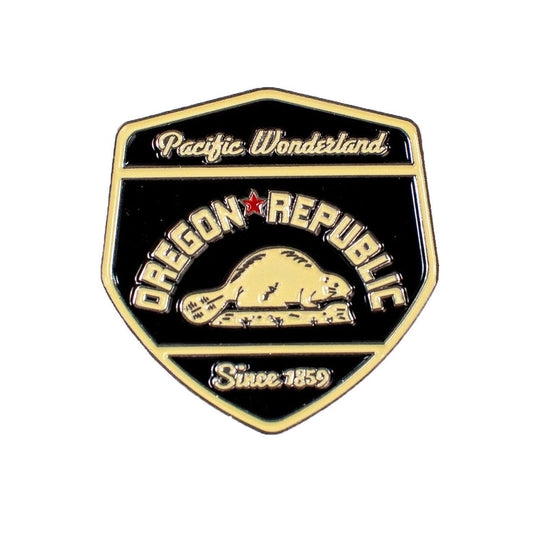 Oregon Republic Beaver Pacific Wonderland | Enamel Lapel Pin