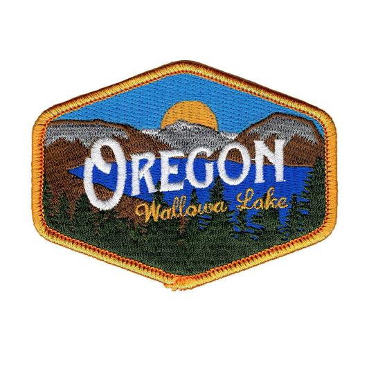 Oregon Wallowa Lake Vintage | Iron-on Embroidered Patch
