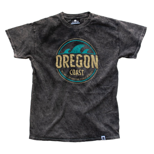 Oregon Coast Waves Adult T-Shirt