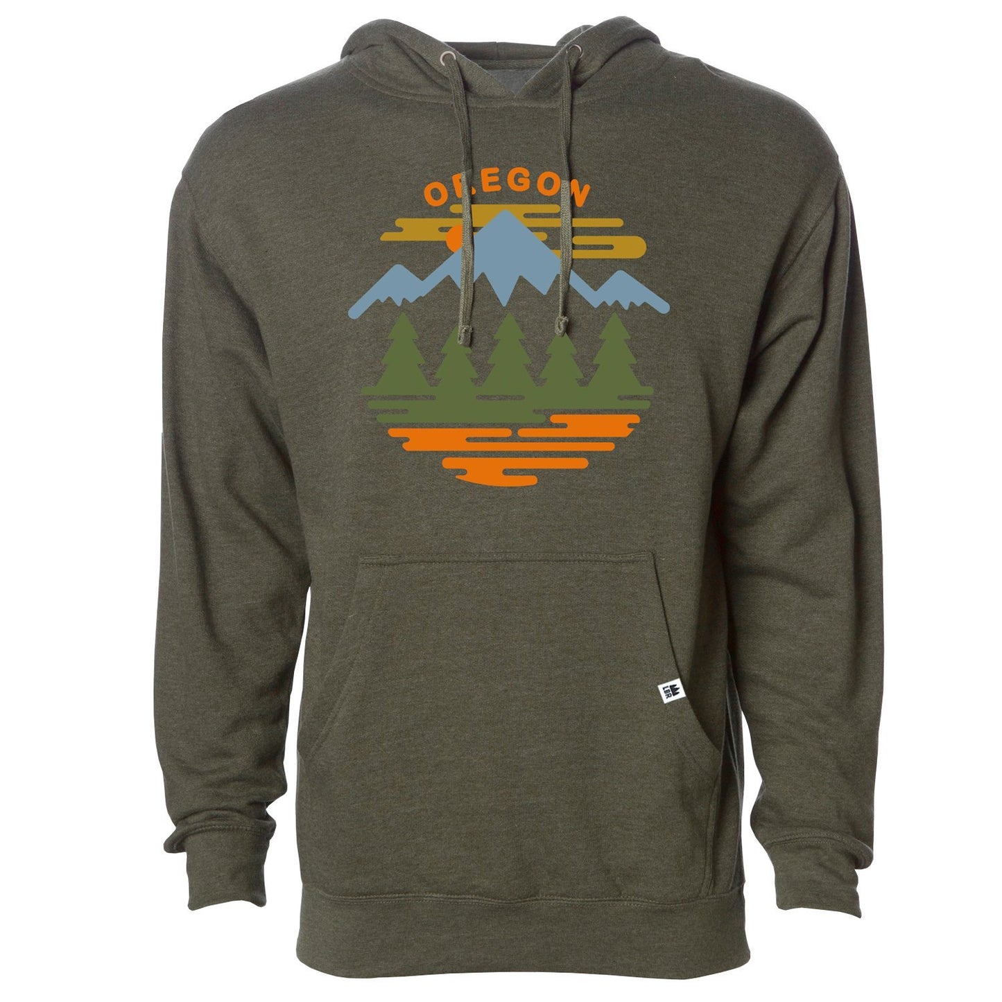 Oregon Fifty Ranges Four Seasons Unisex Pullover Hoodie