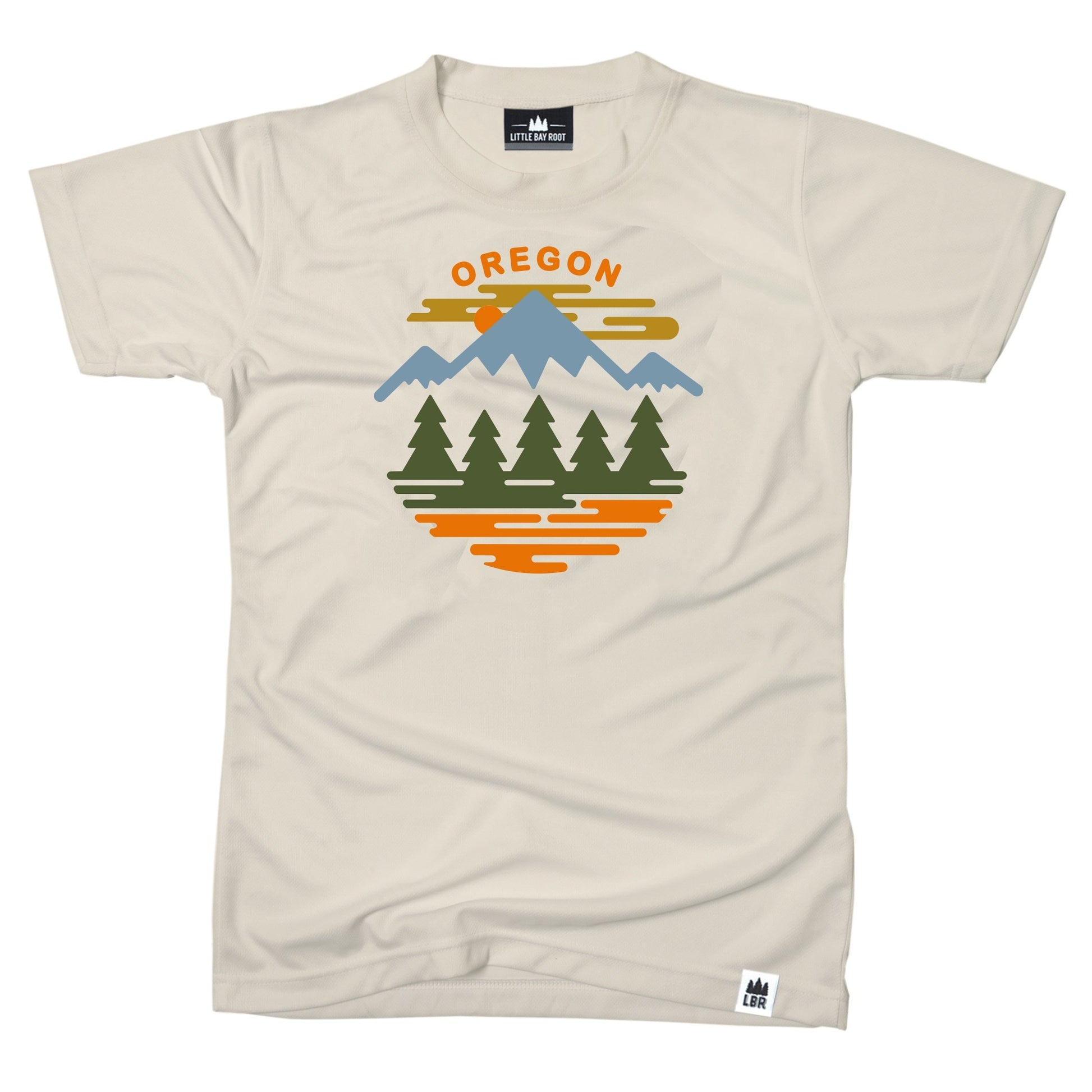 Oregon Fifty Ranges Four Seasons Adult T-Shirt Natural