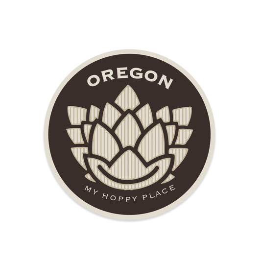 Oregon, My Hoppy Place | Refrigerator Magnet CLEARANCE