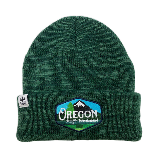 Pacific Wonderland Vintage Chunky-Knit Beanie