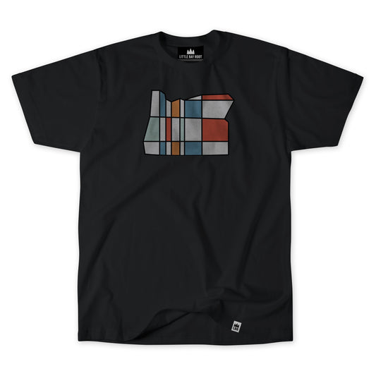 Oregon Mondrian | Adult T-Shirt 