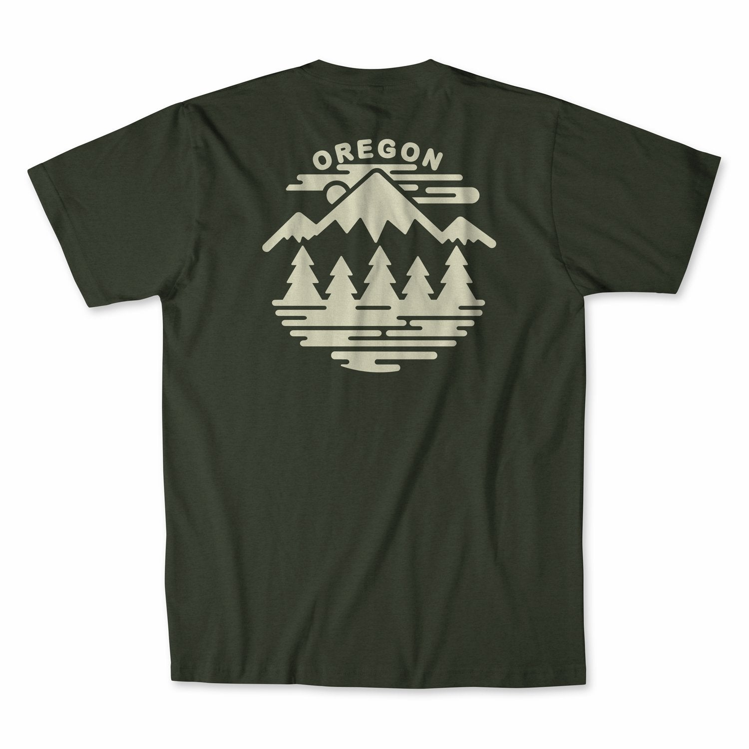 Oregon Fifty Ranges | Adult T-Shirt MOSS