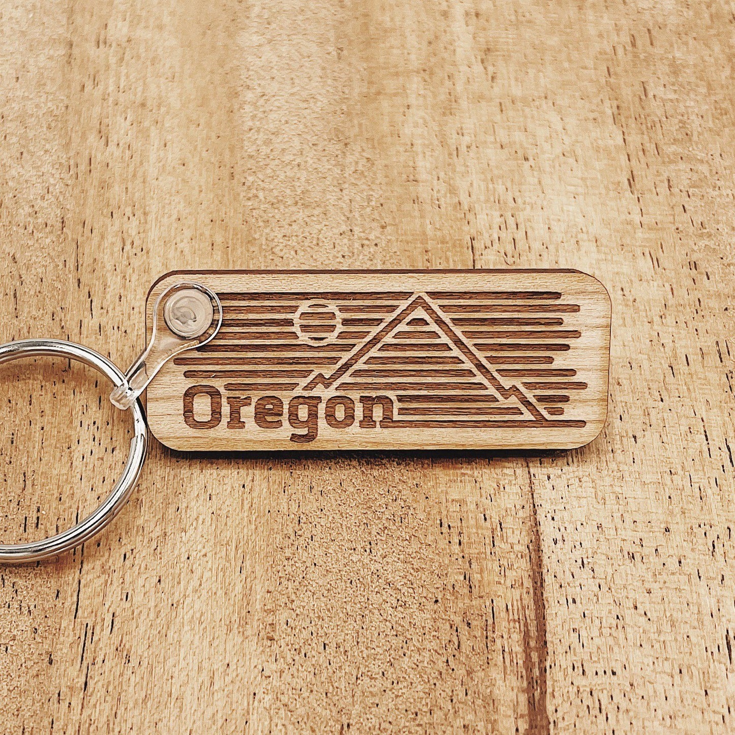 Oregon Horizons | Wooden Key Ring