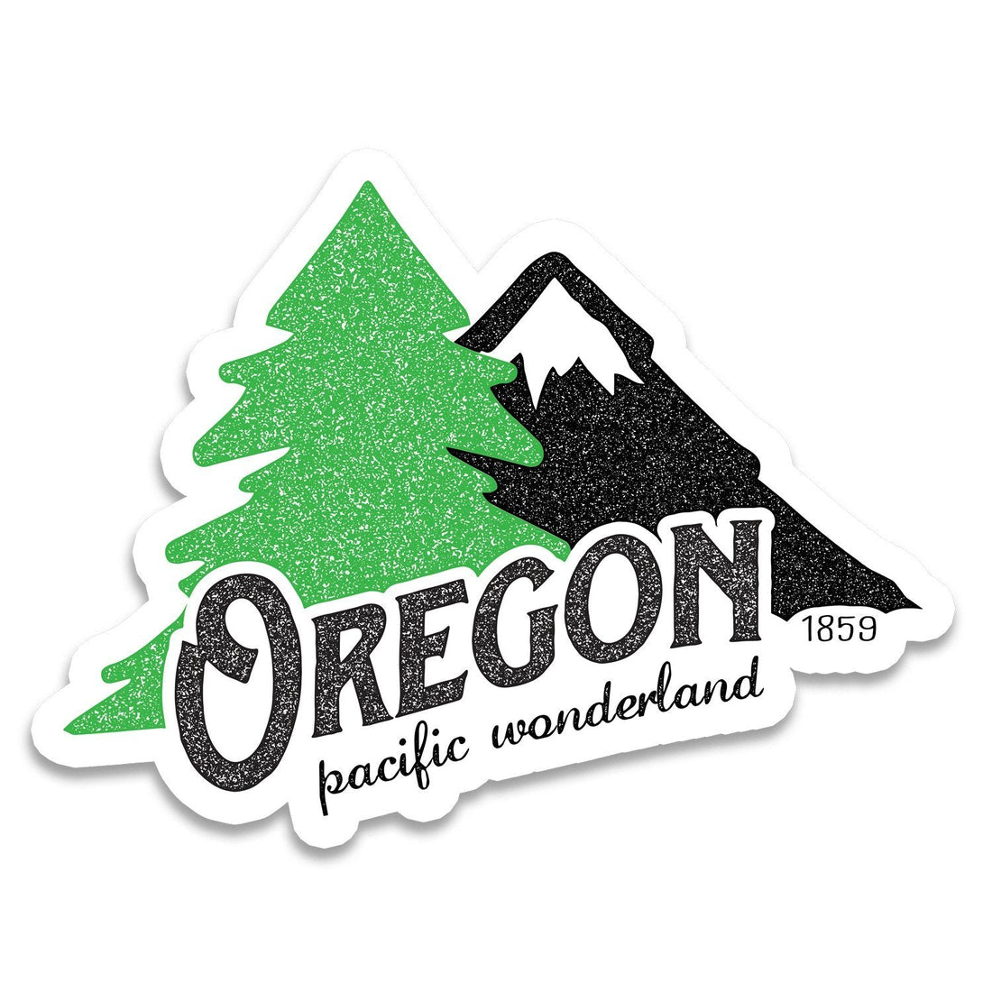 Oregon Pacific Wonderland Vintage | Vinyl Sticker – Little Bay Root