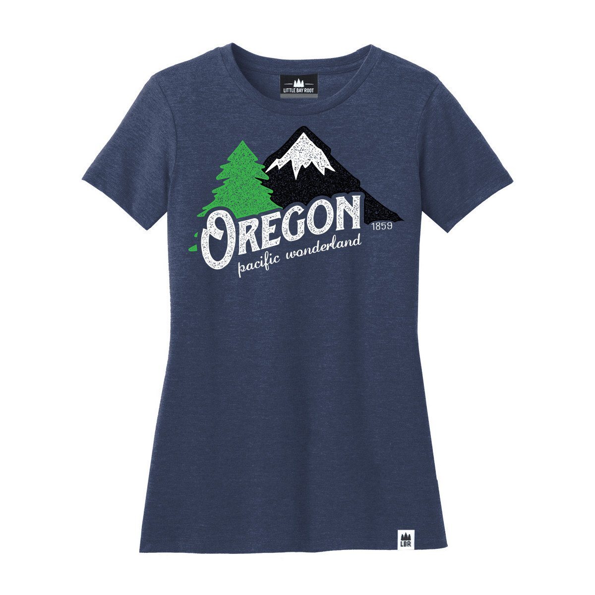Oregon Pacific Wonderland Vintage | Women's Crewneck T-Shirt
