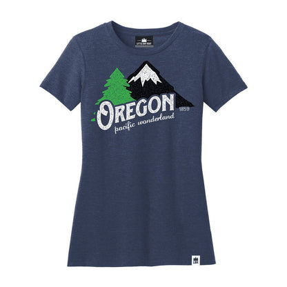 Oregon Pacific Wonderland Vintage | Women's Crewneck T-Shirt