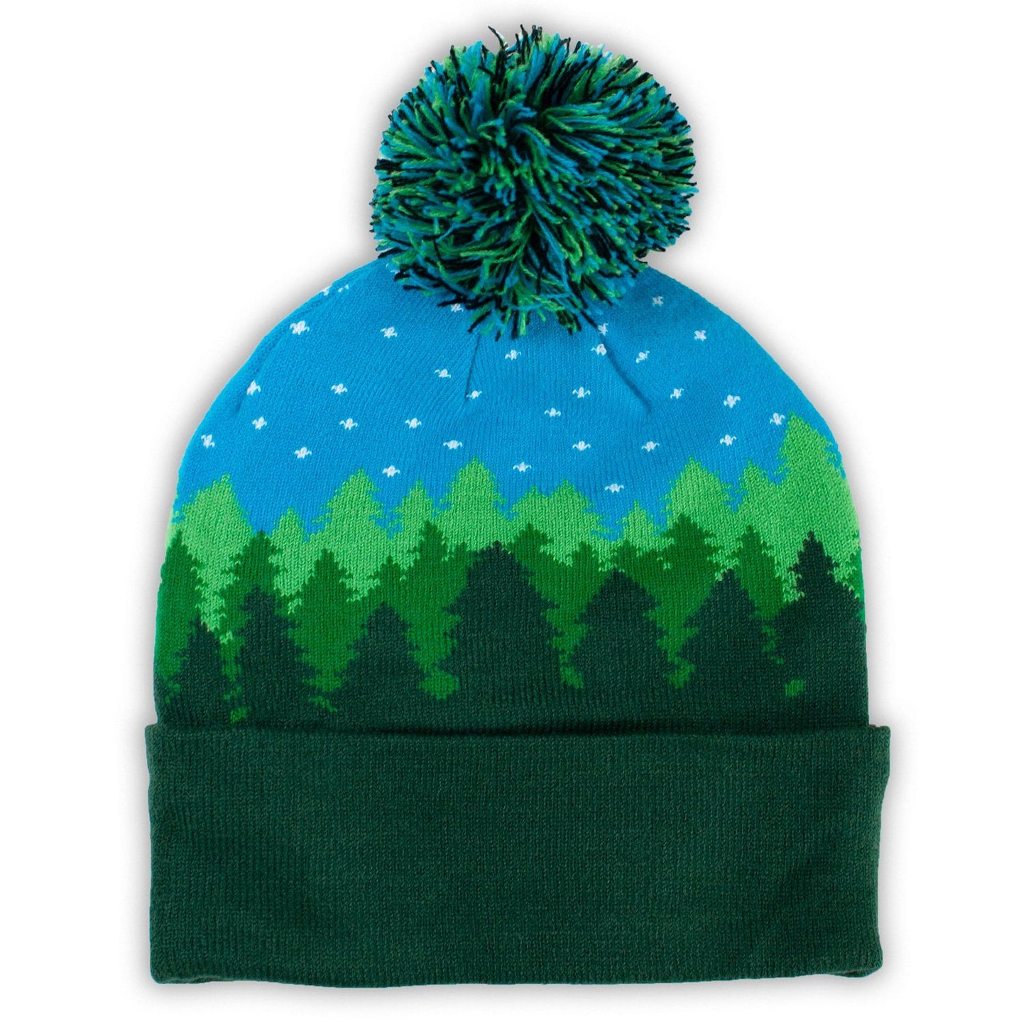 Oregon Pacific Wonderland Jacquard Pompom Beanie