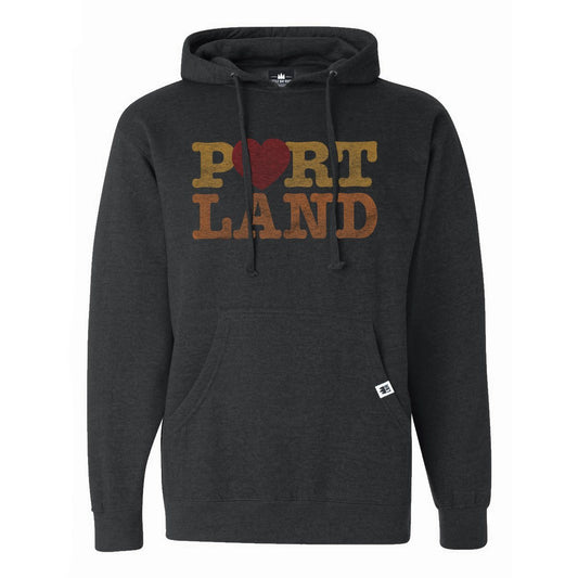 Heart Portland Unisex Pullover Hoodie