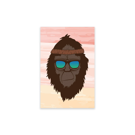 Retro Squatch Bigfoot | Refrigerator Magnet CLEARANCE