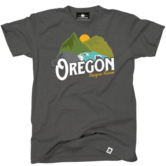 Oregon Rogue River Vintage Adult T-Shirt