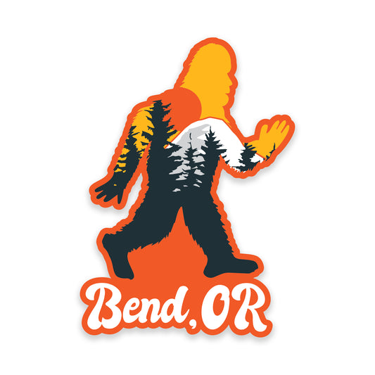 Bend Oregon Squatch Bigfoot | Vinyl Sticker