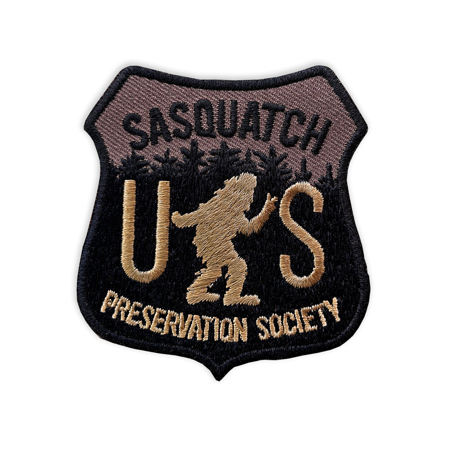 Sasquatch Preservation Society Iron-on Embroidered Patch