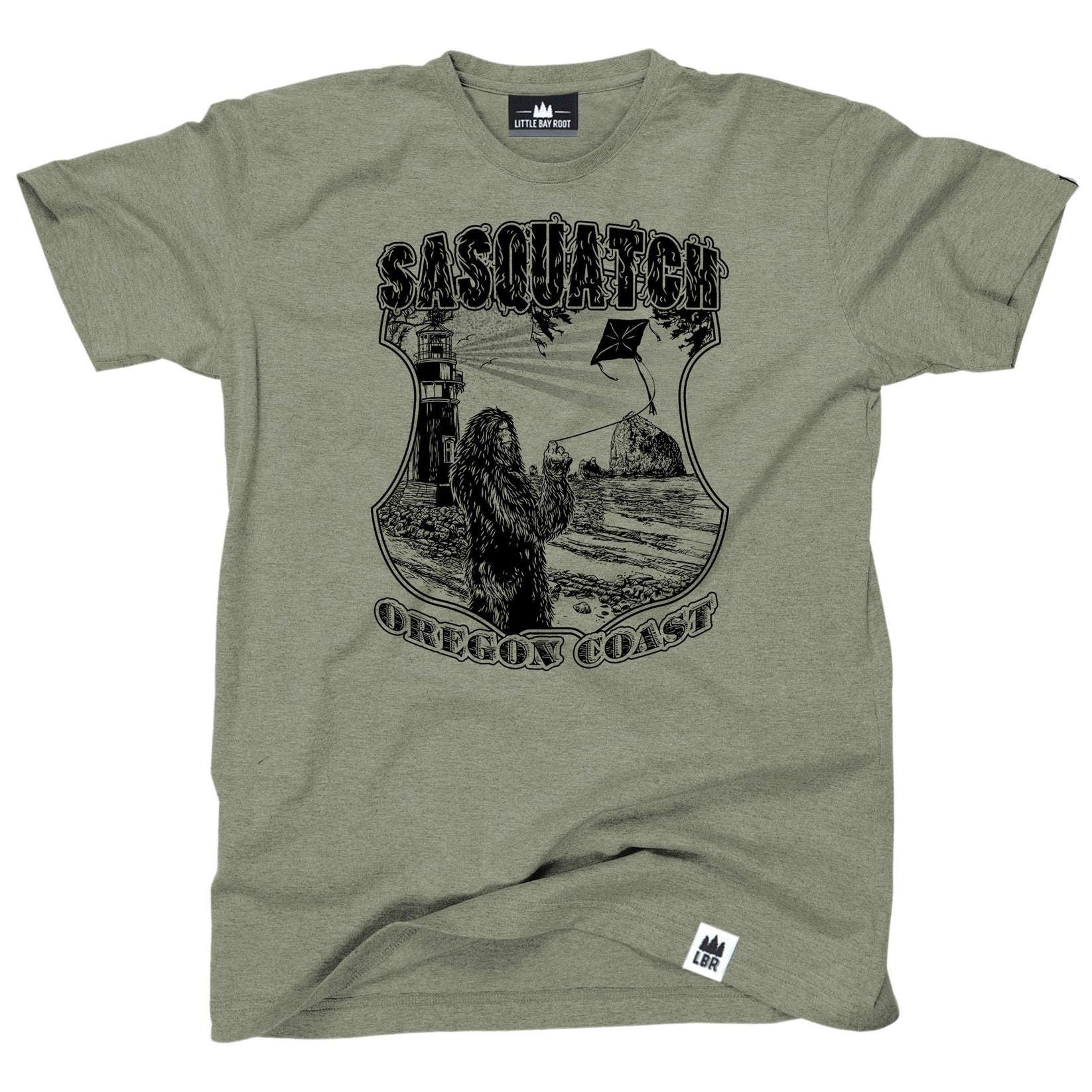 Sasquatch Oregon Coast | Adult T-Shirt – Little Bay Root
