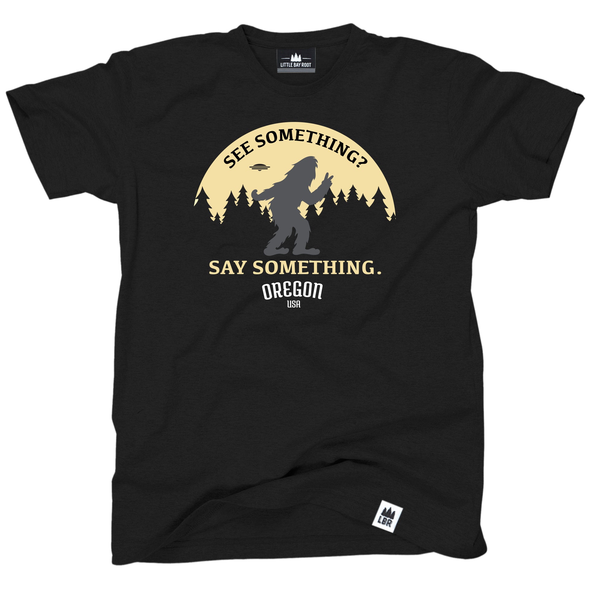 See Something? Say Something, Oregon | Adult T-Shirt S / Black
