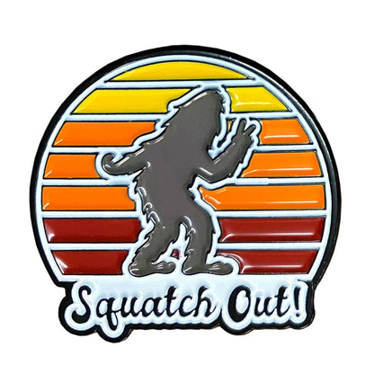 Squatch Out Bigfoot Sasquatch | Enamel Lapel Pin