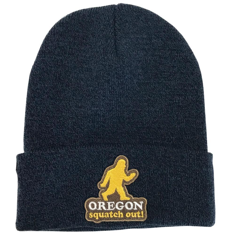 Squatch Out Oregon Bigfoot | Knit Beanie – Little Bay Root
