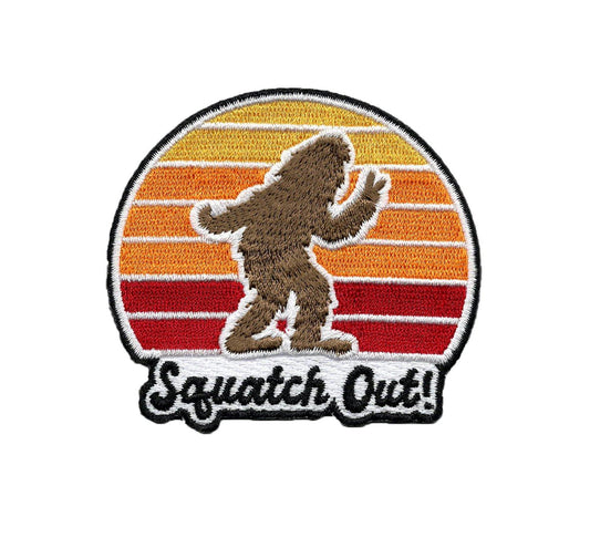 Squatch Out Embroidered Patch