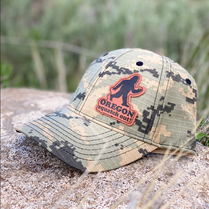 Squatch Out Oregon | Digital Camo Baseball Hat