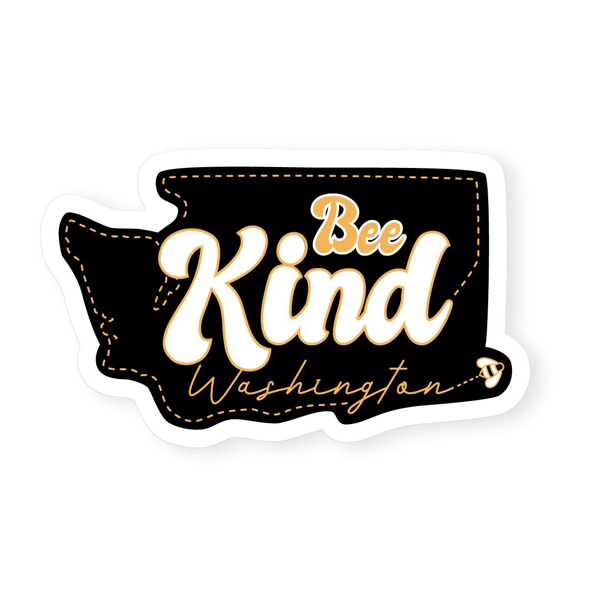 Washington Bee Kind | Sticker