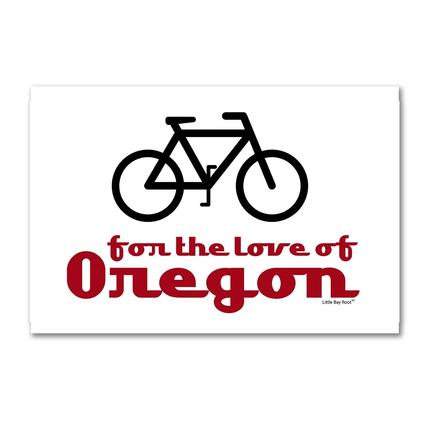 Bike for the Love of Oregon | Refrigerator Magnet