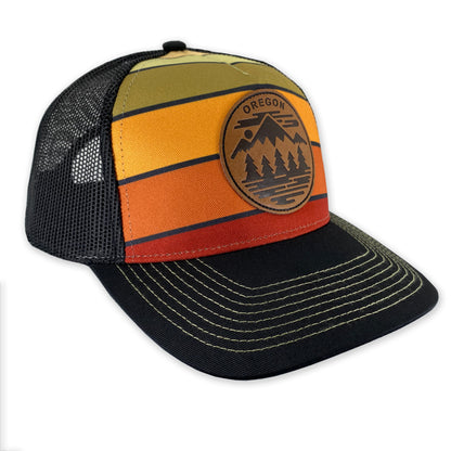 Oregon Fifty Ranges Curved bill snapback hat