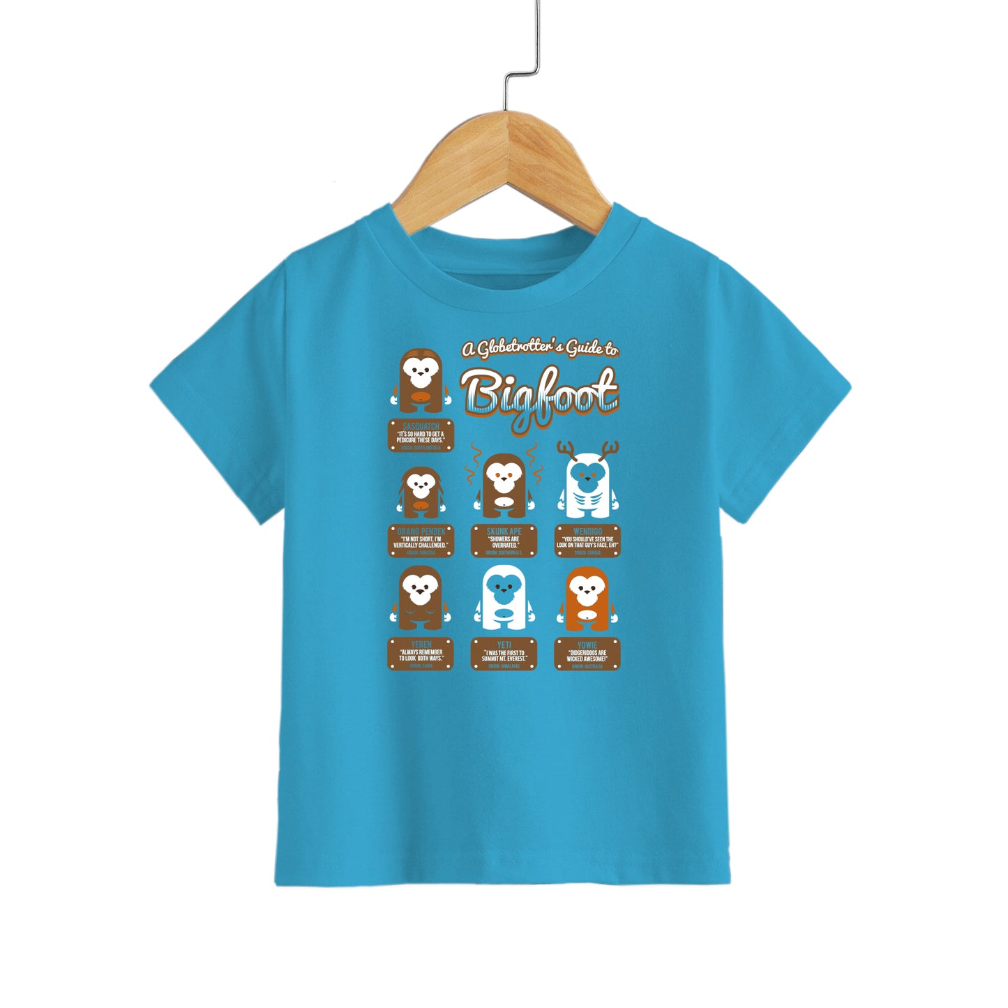 Globetrotter's Guide to Bigfoot | Toddler T-Shirt